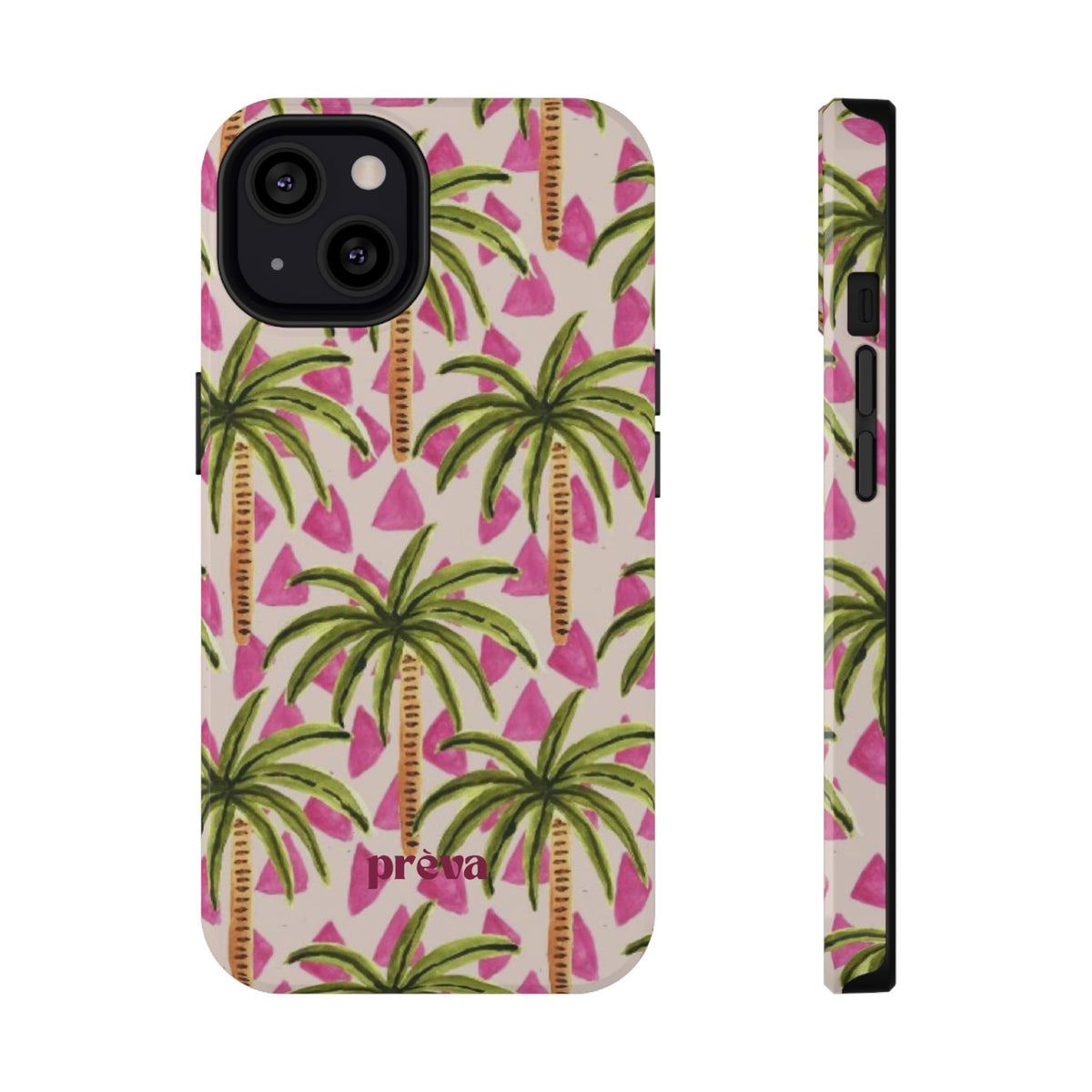Phone Case — Pink Palm Tree Impact-Resistant Protector