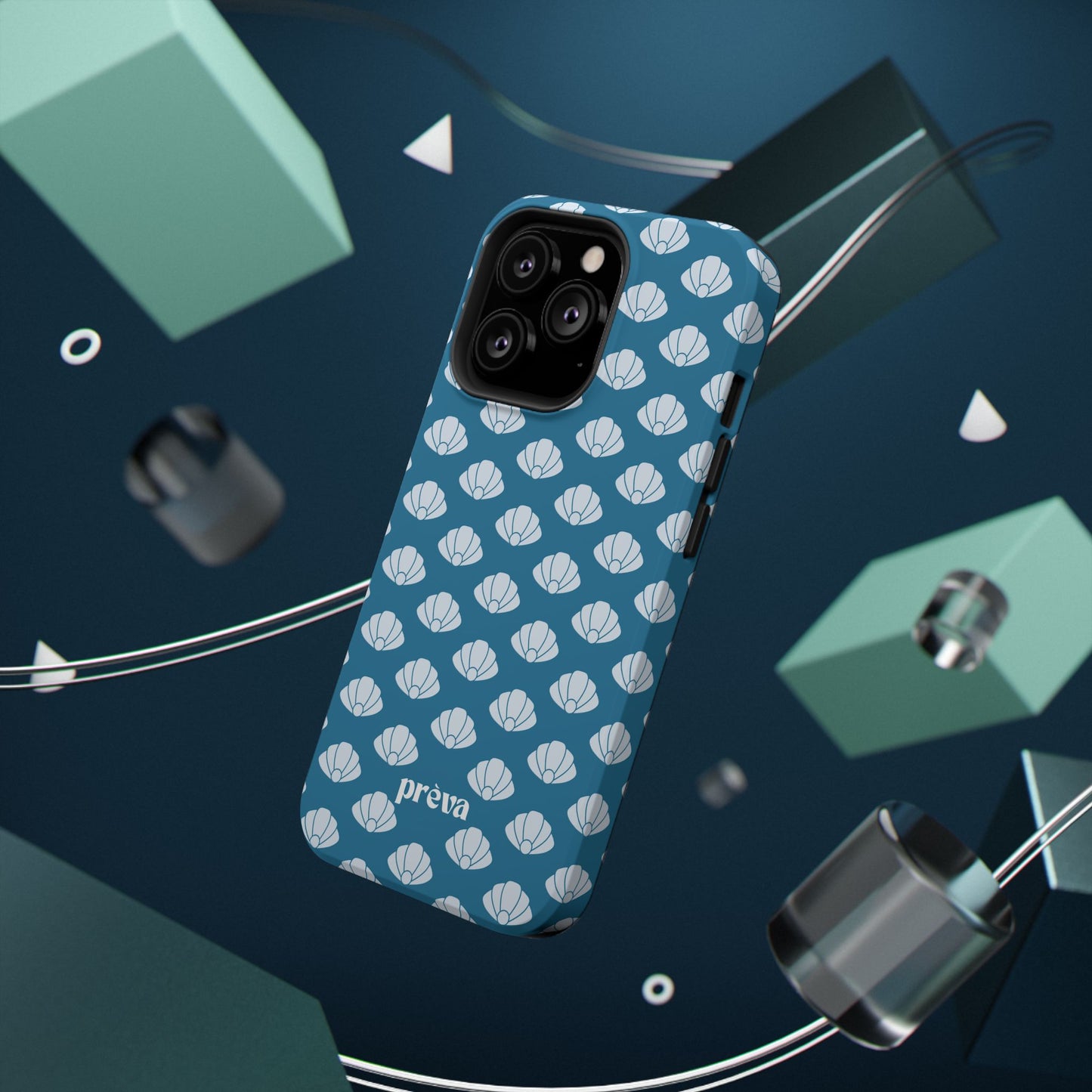 Shellfull teal Phone Case