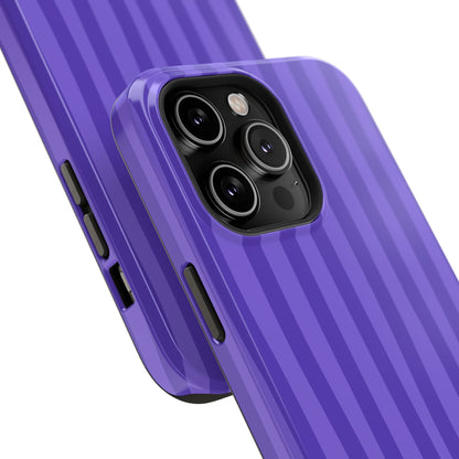 Dark Purple Stripes Phone Case