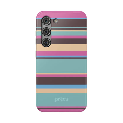 Cocoa Palm Stripes Phone Case