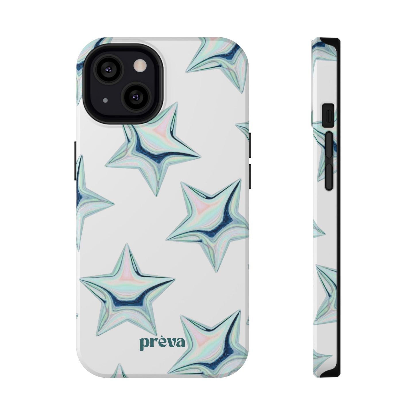 White Starburst Phone Case