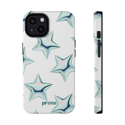 White Starburst Phone Case