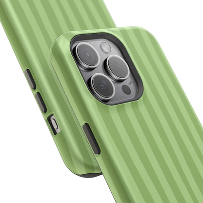 Light Green Stripes Phone Case