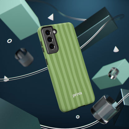 Light Green Stripes Phone Case