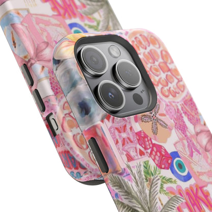 Pink Tropical Collage Phone Case