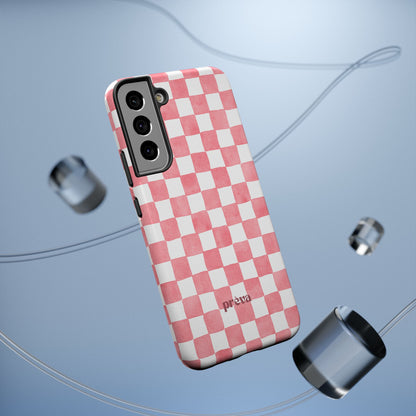 Pink Checkers Phone Case