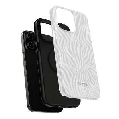 Zebra White Wave Phone Case