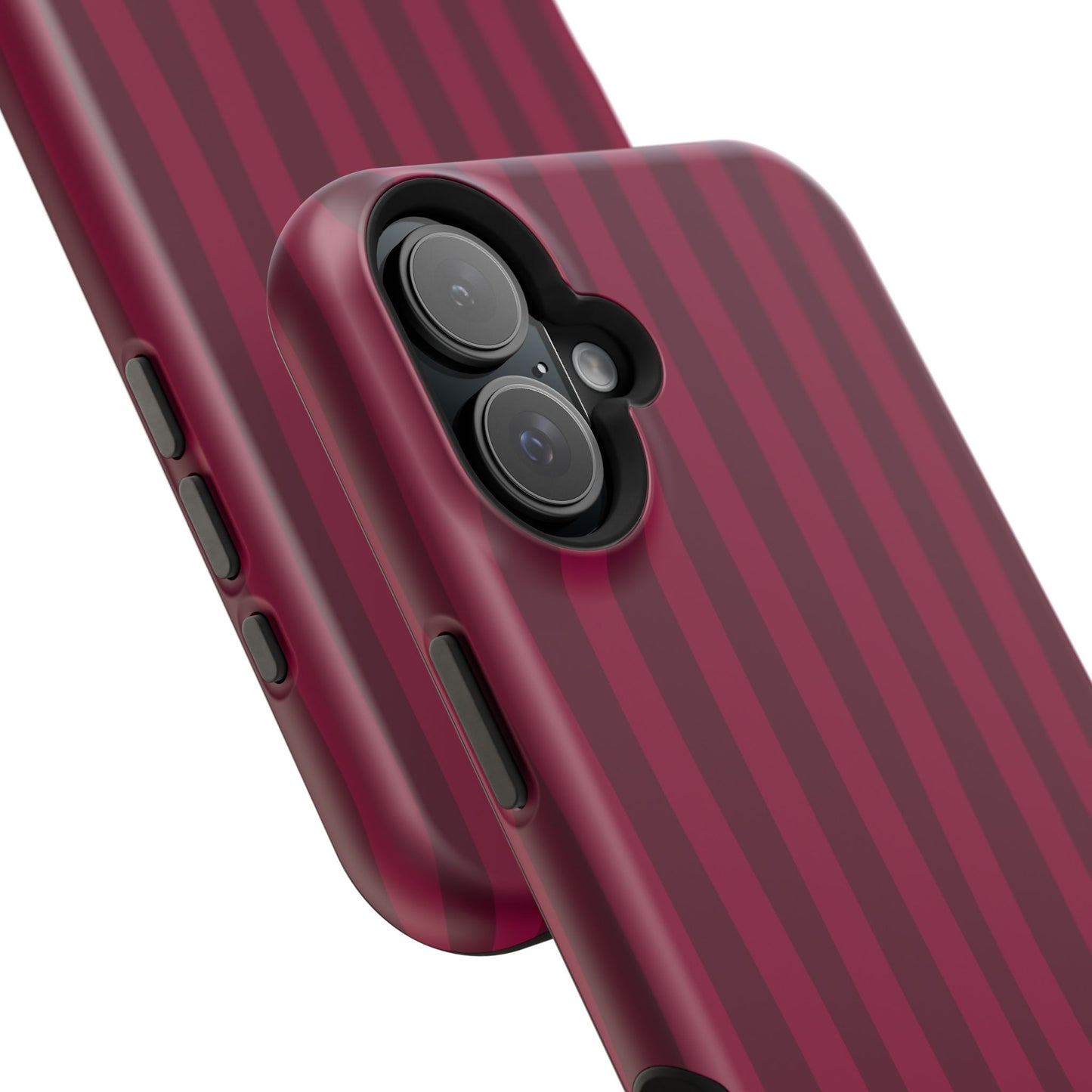 Burgandy Stripes x Ava Dudderar Phone Case