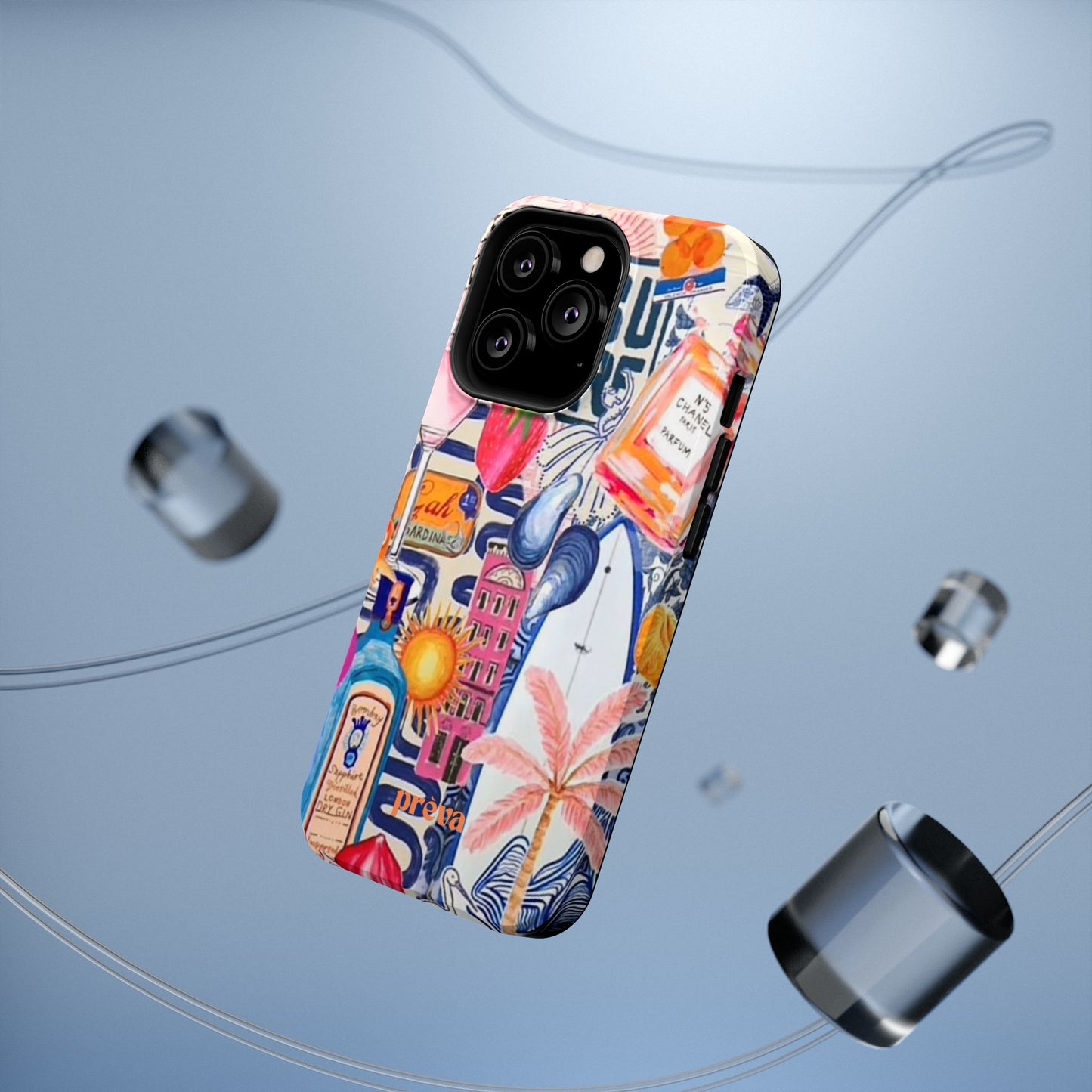 Tropical Beach Collage Phone Case