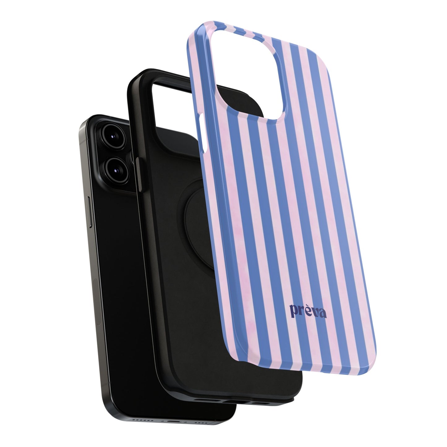 Striped Purple and Pink Phone Case