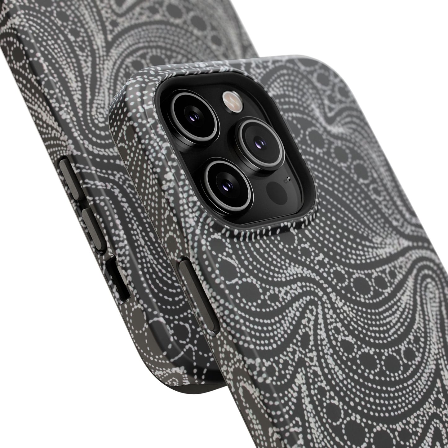 Abstract Midnight Lace Phone Case