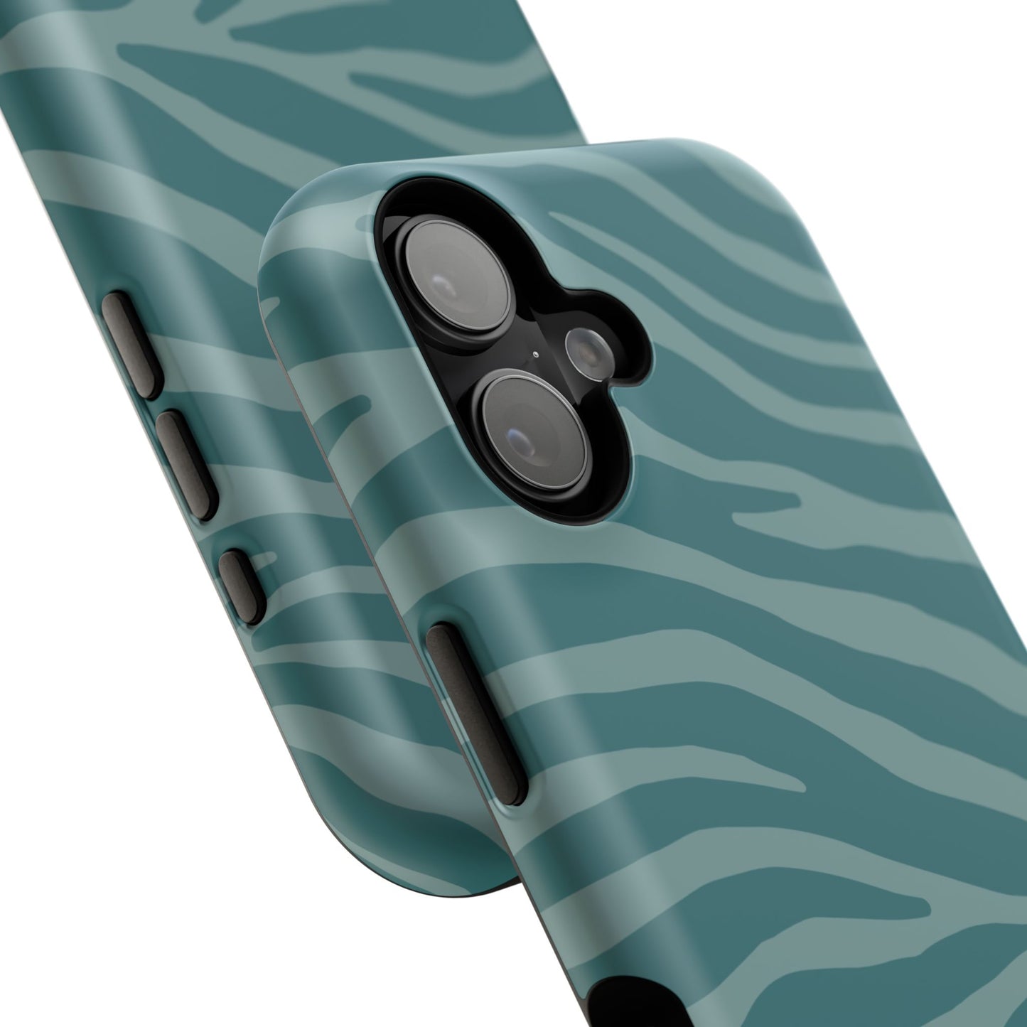 Teal Zebra Phone Case