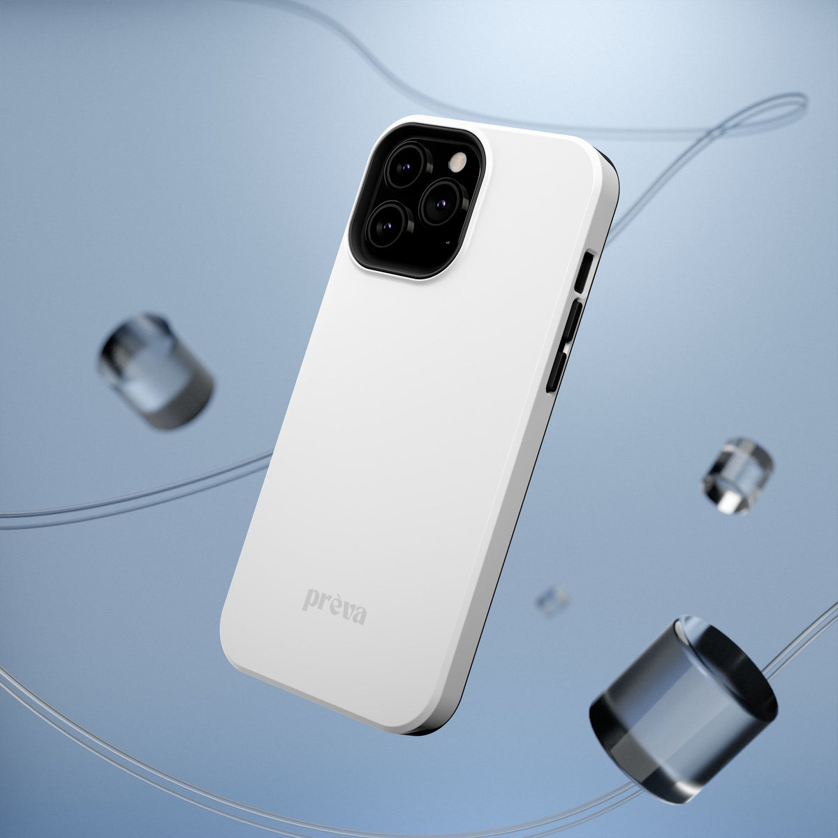 White & Grey Phone Case