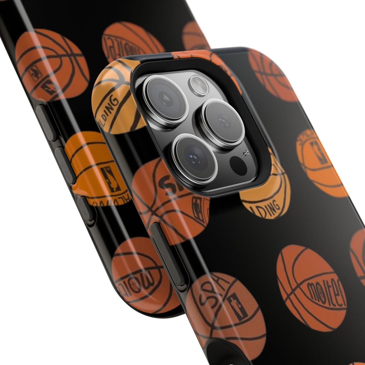 Black Basketball Phone Case