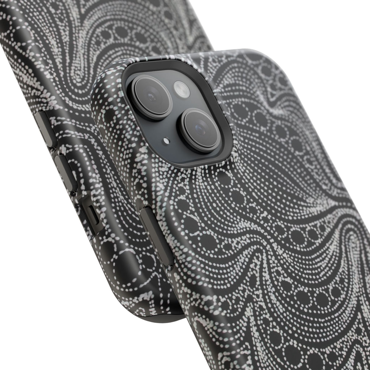 Abstract Midnight Lace Phone Case