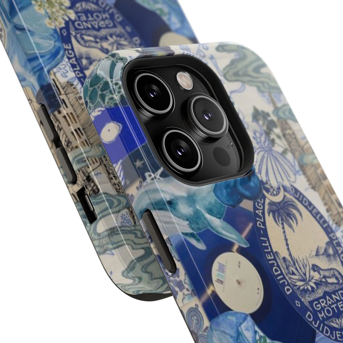 Blue Night Collage Phone Case