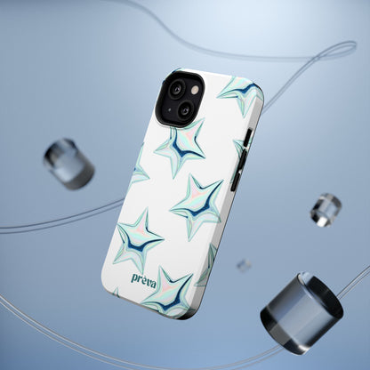 White Starburst Phone Case