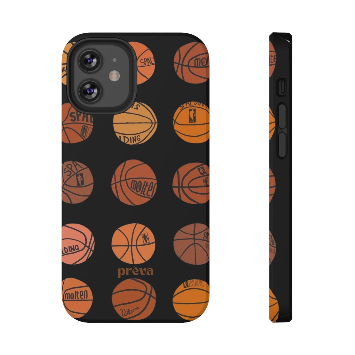 Black Basketball Phone Case