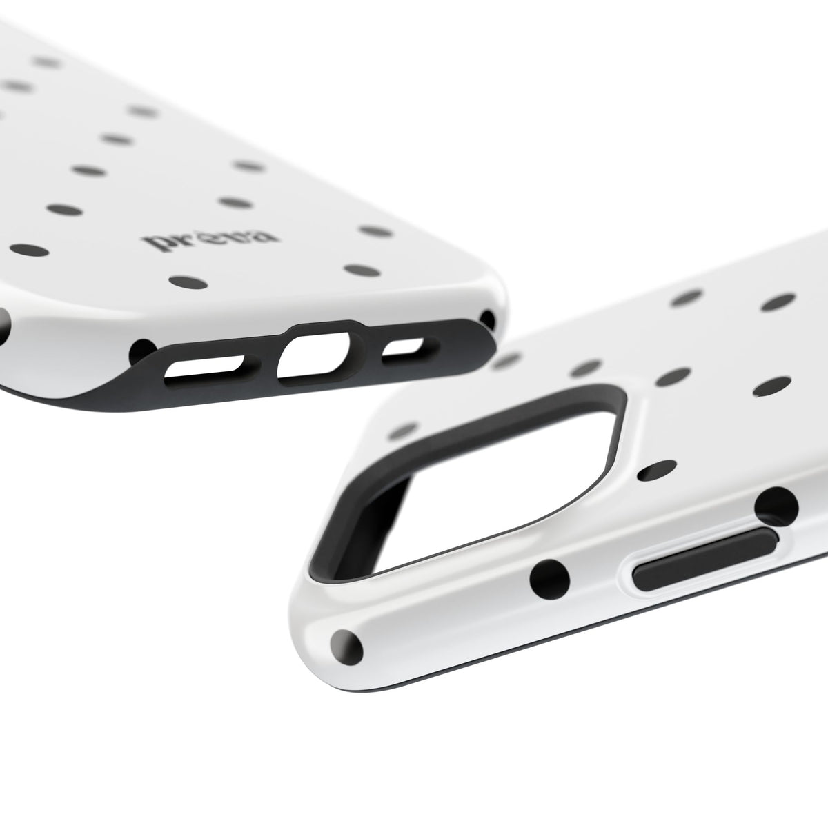 B&W polka dots Phone Case
