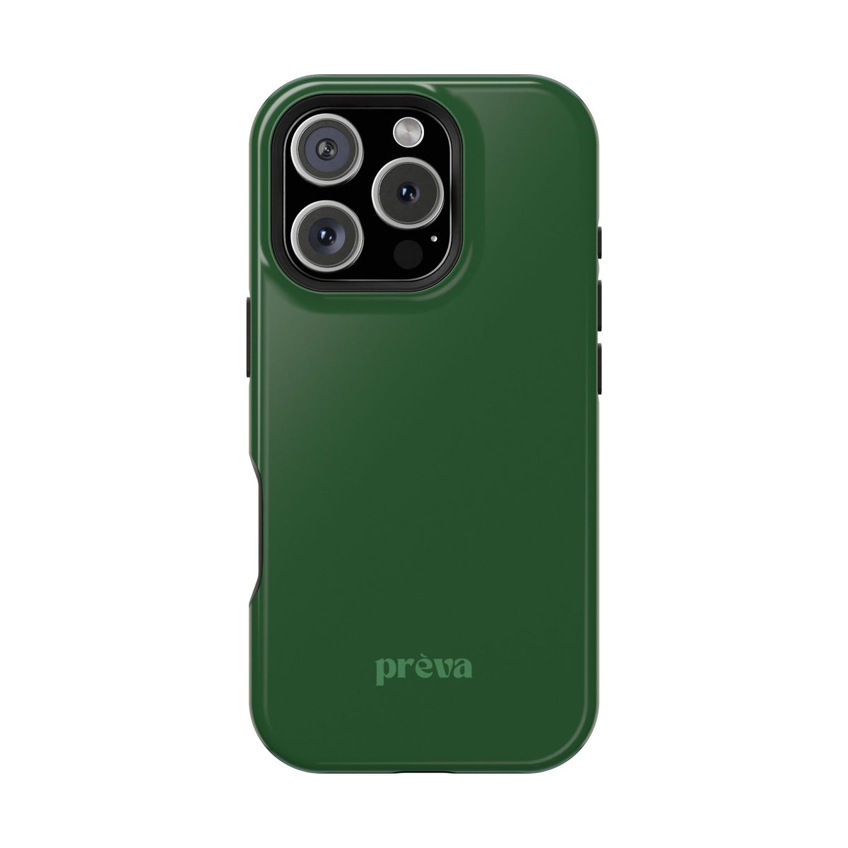Impact-Resistant Phone Case — Forest Green Slim Armor