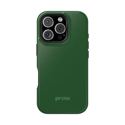 Impact-Resistant Phone Case — Forest Green Slim Armor