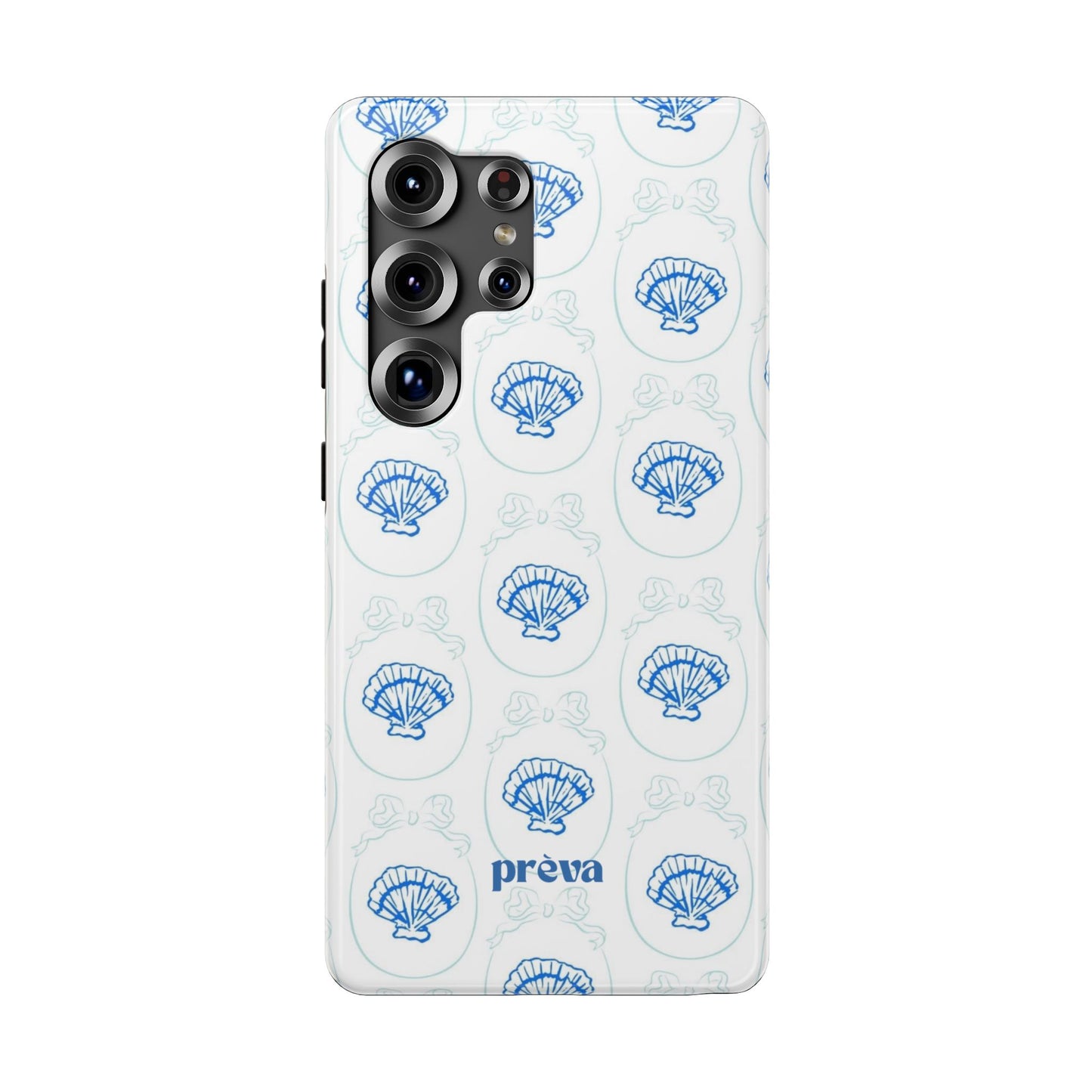 Fancy Teal Shell Phone Case
