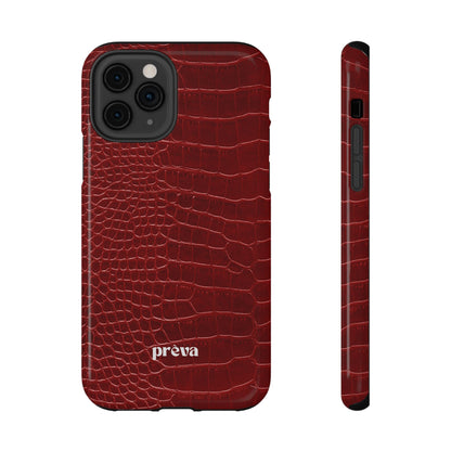 Red Croc Phone Case
