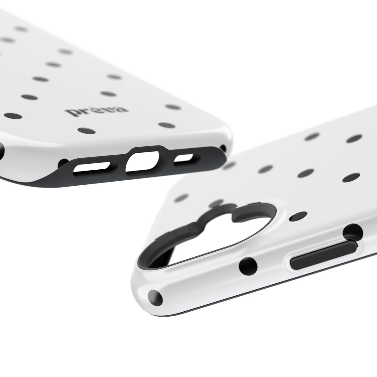 B&W polka dots Phone Case