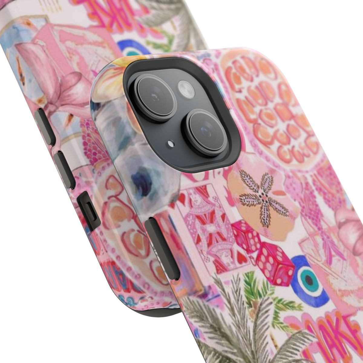 Pink Tropical Collage Phone Case