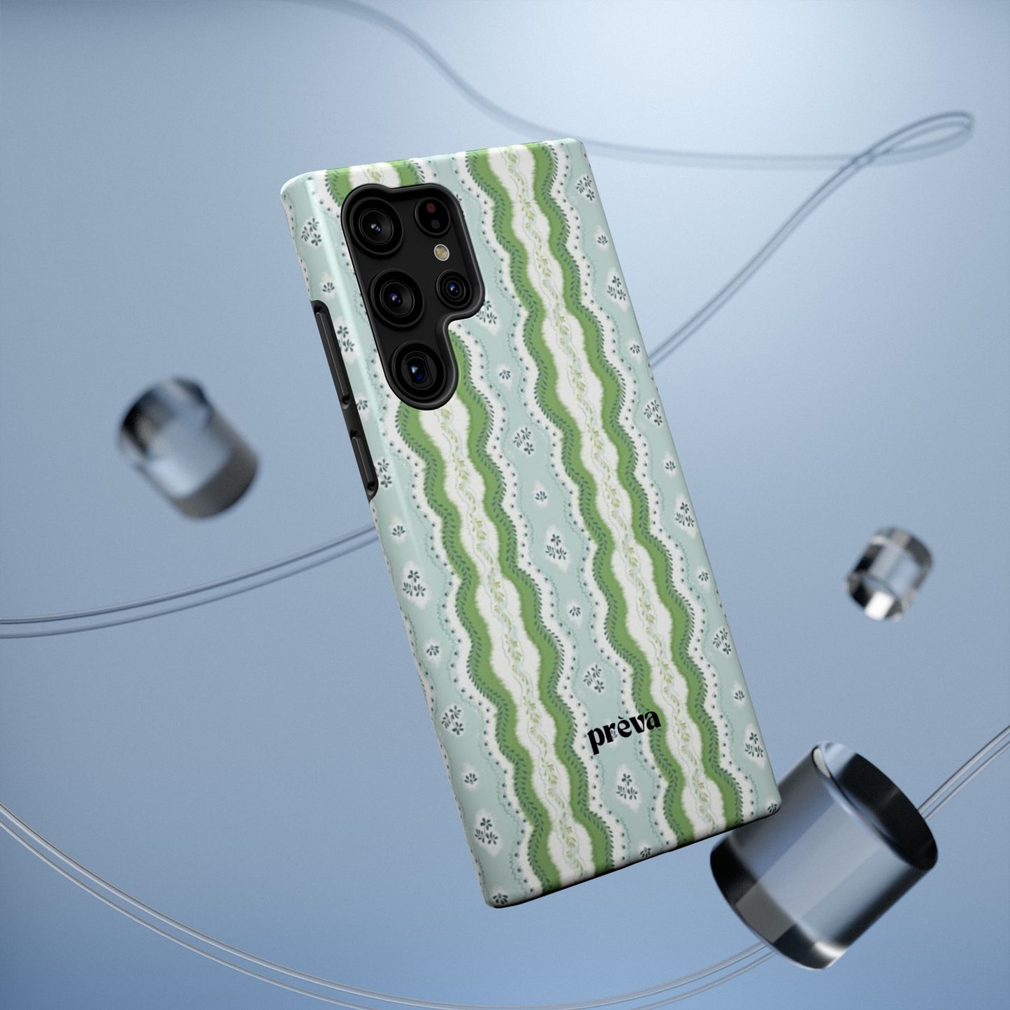 Green Waves Phone Case