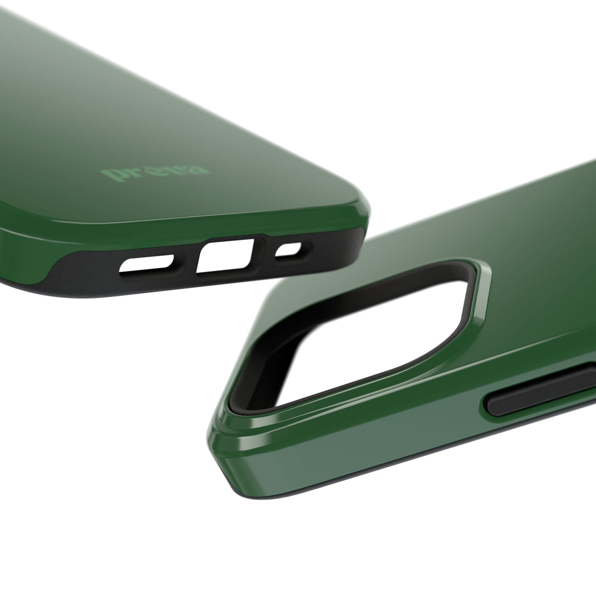 Impact-Resistant Phone Case — Forest Green Slim Armor