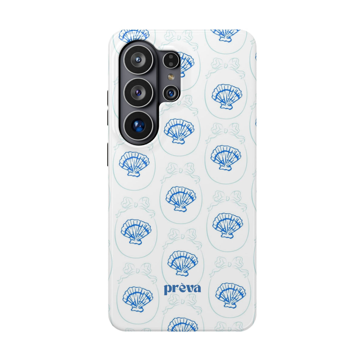 Fancy Teal Shell Phone Case