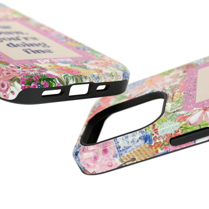 Slow Down Flowers x notsoken Phone Case