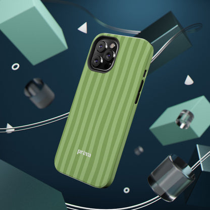 Light Green Stripes Phone Case
