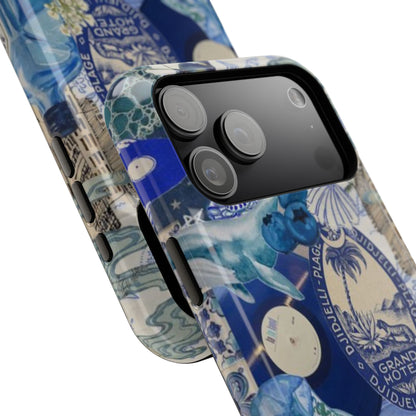 Blue Night Collage Phone Case