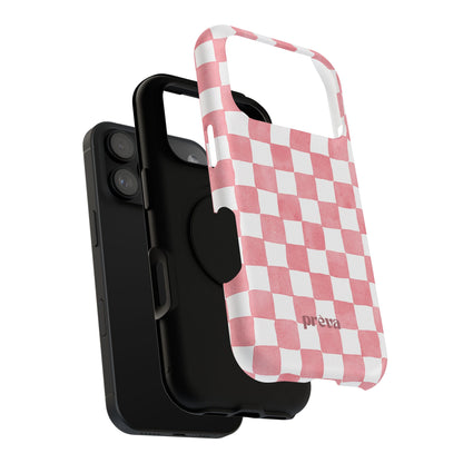 Pink Checkers Phone Case