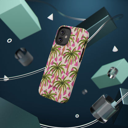 Phone Case — Pink Palm Tree Impact-Resistant Protector