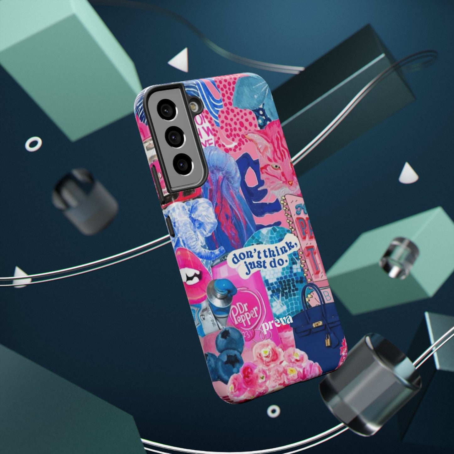 Vibrant Galaxy Collage Phone Case