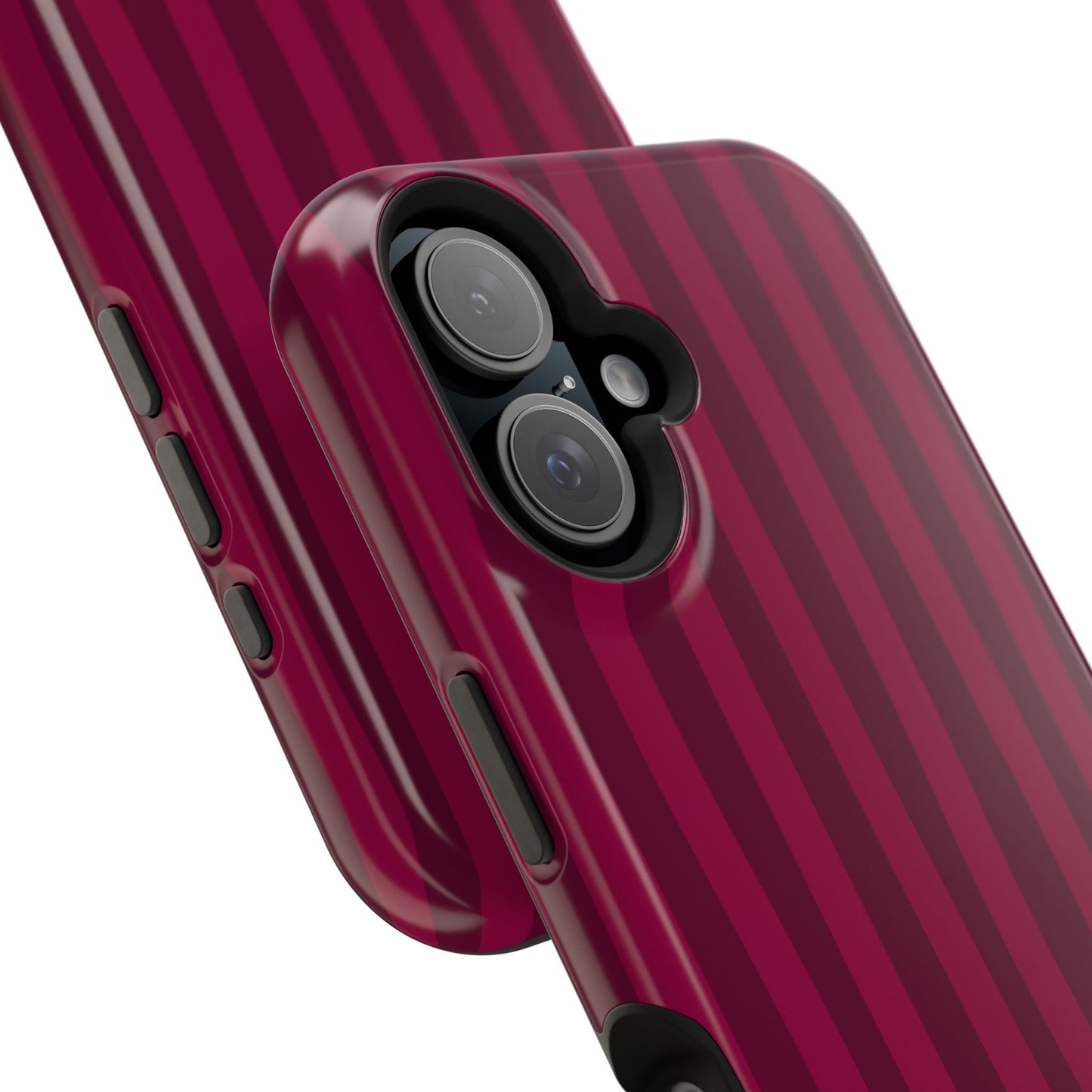Burgandy Stripes x Ava Dudderar Phone Case