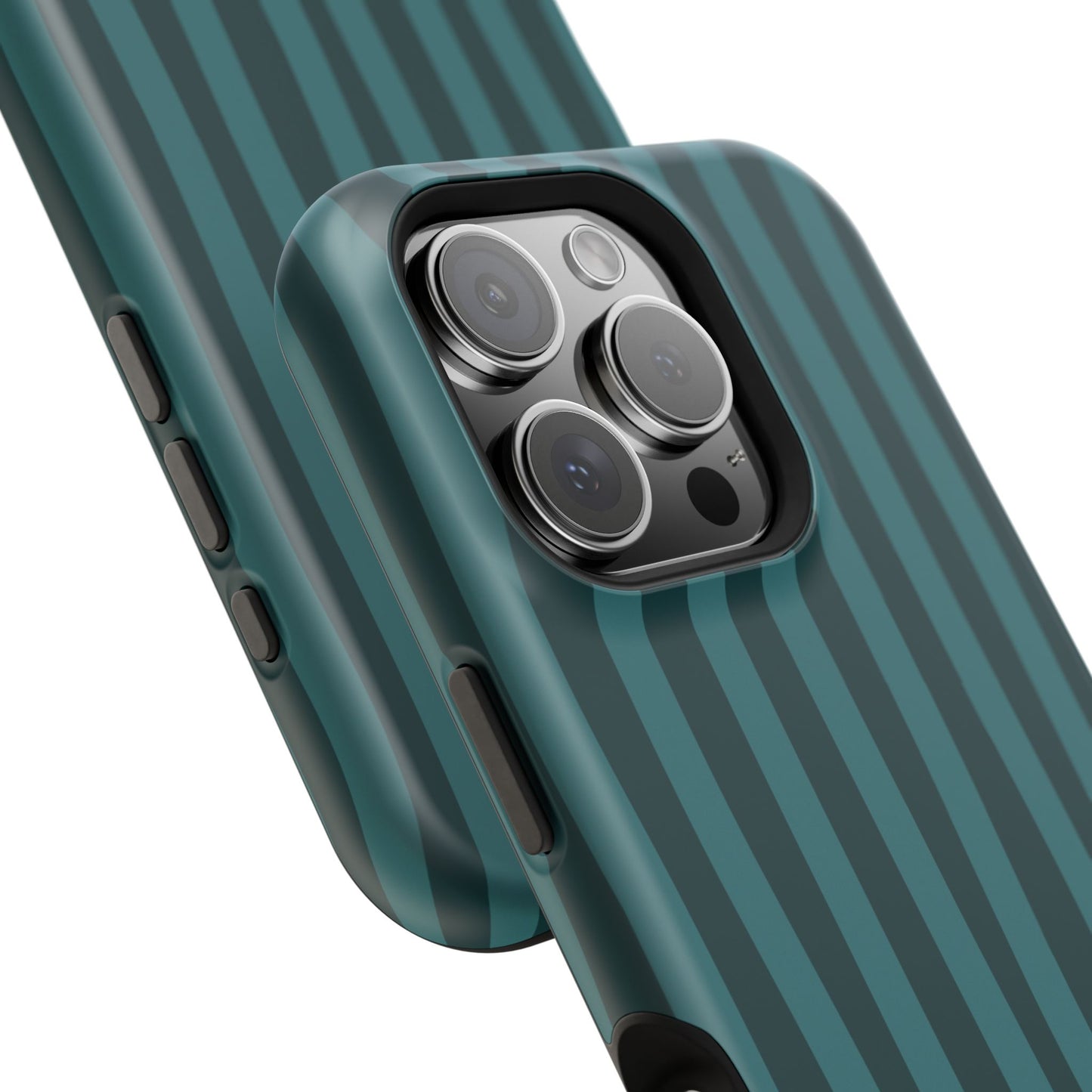 Dark Stripes Turquoise Phone Case