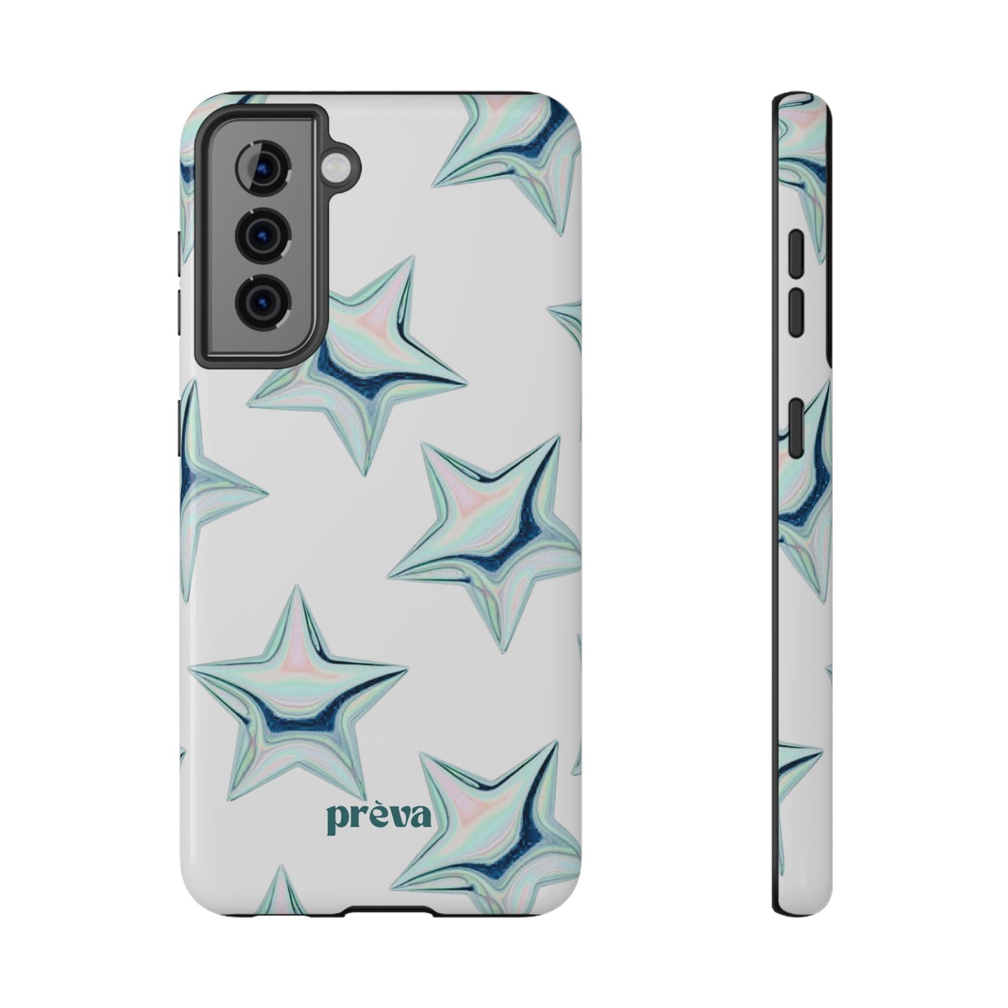 White Starburst Phone Case