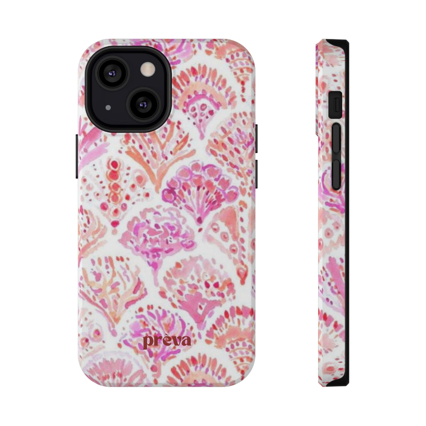 Pink Shell Watercolor Phone Case
