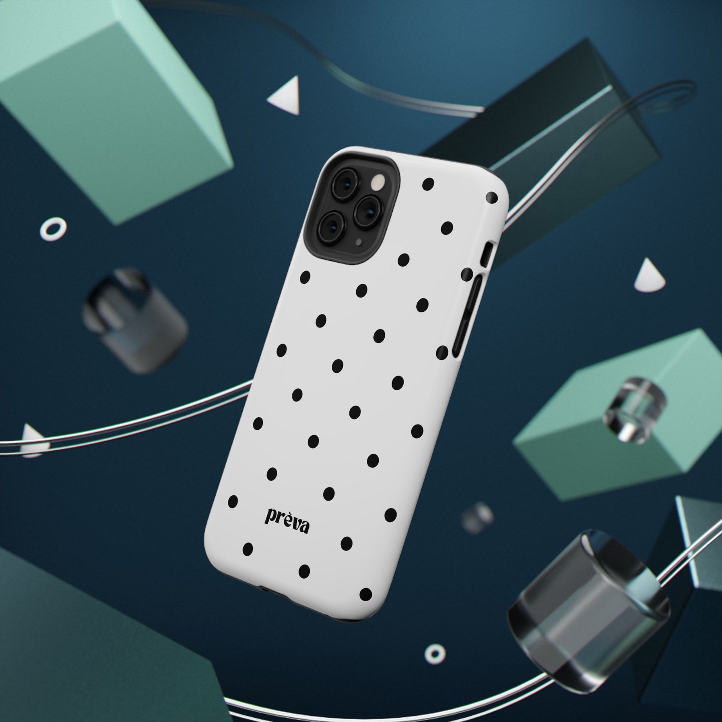 B&W polka dots Phone Case