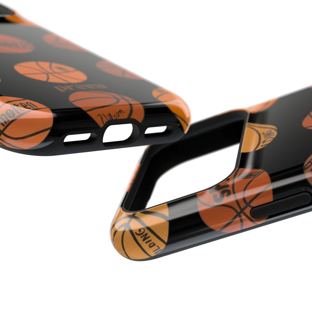 Black Basketball Phone Case