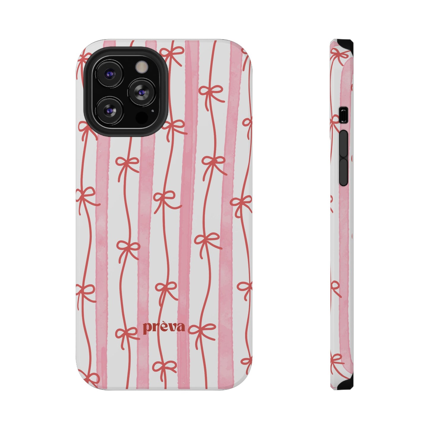 Pink Bow Chain Phone Case