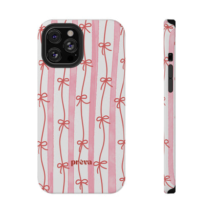 Pink Bow Chain Phone Case