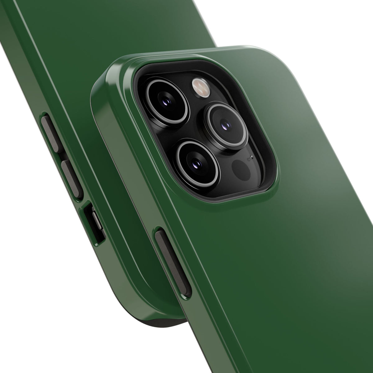 Impact-Resistant Phone Case — Forest Green Slim Armor