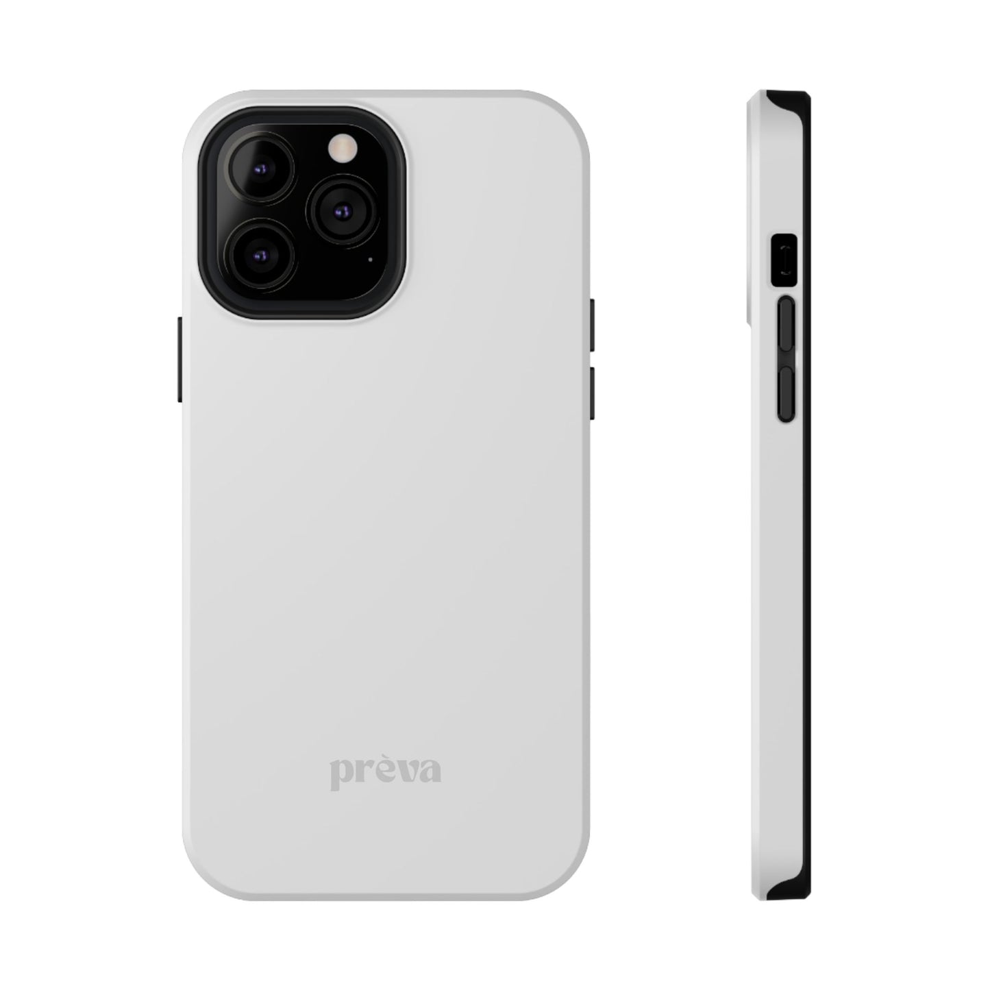 White & Grey Phone Case