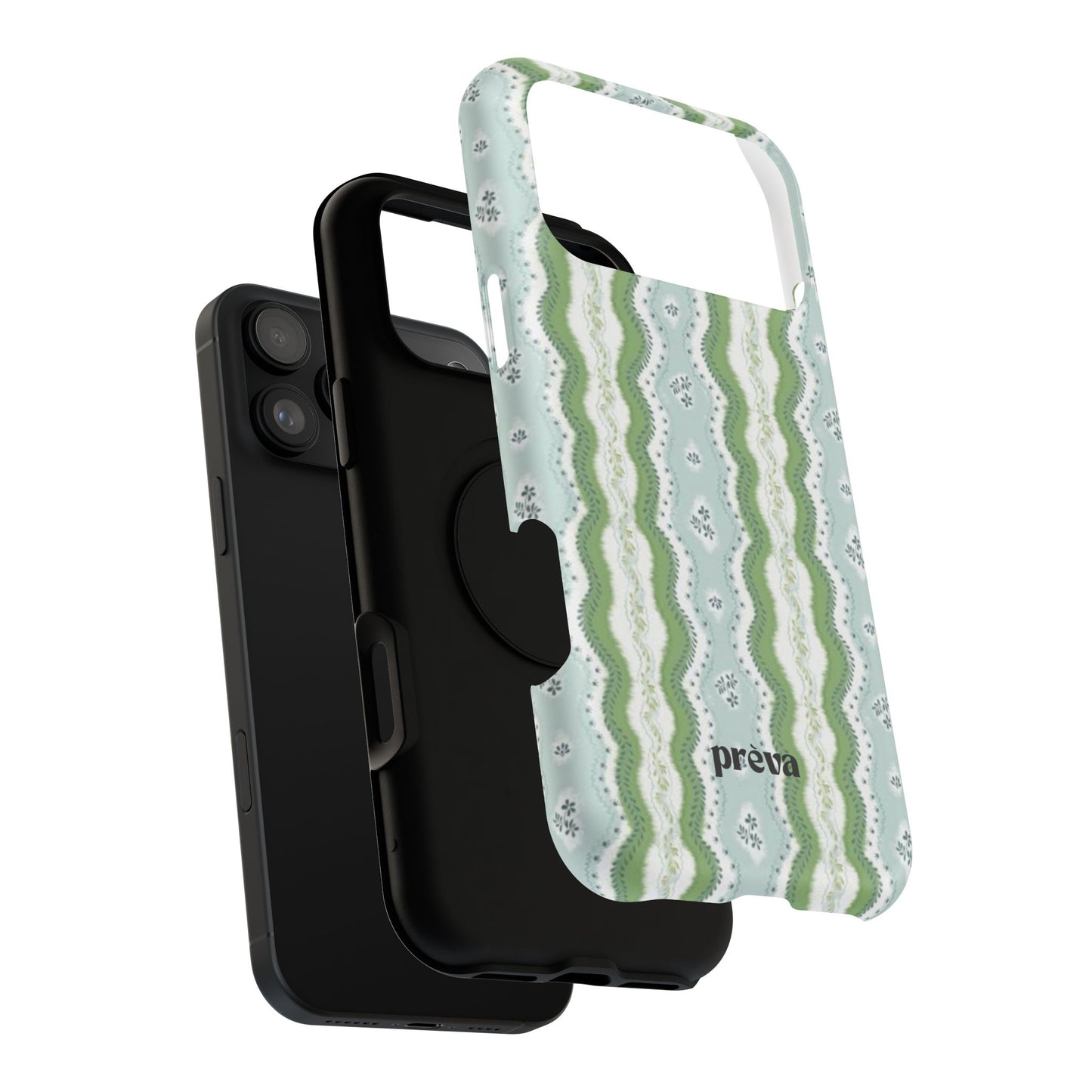Green Waves Phone Case