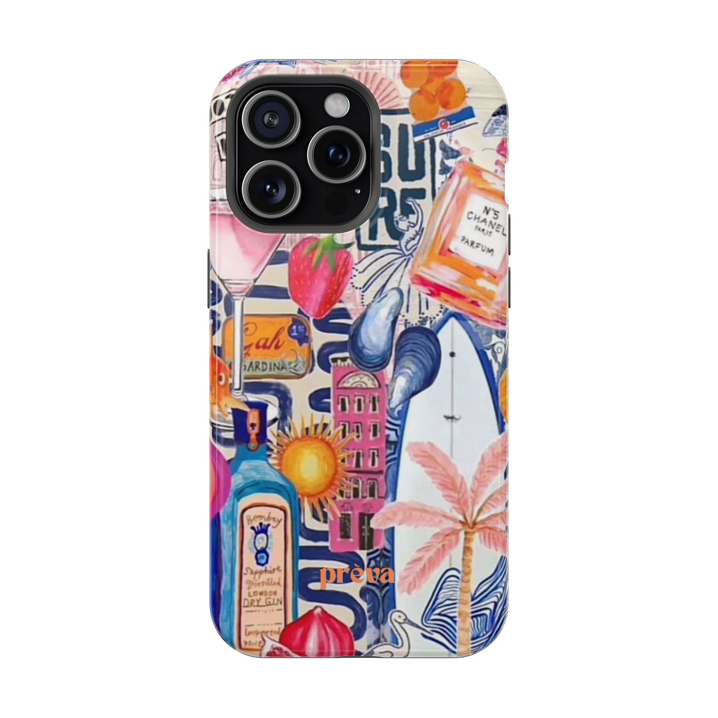 Tropical Beach Collage Phone Case